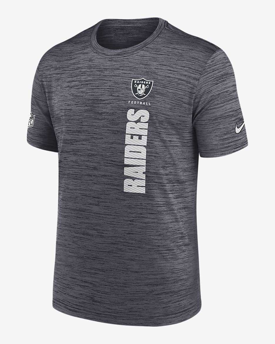 Las Vegas Raiders Sideline Velocity Men s Nike Dri FIT NFL T Shirt. Nike